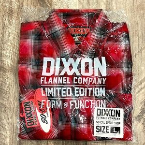 💯% Authentic BNWT Dixxon Limited Edition So-Cal Speed Shop Flannel